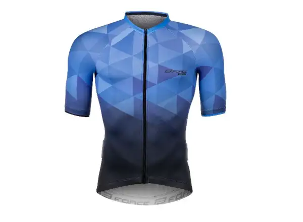 Force Gem dres krátky rukáv modrá