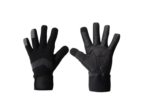 Force Warmer zimné cyklistické rukavice čierna