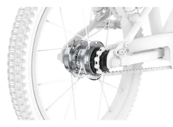 Woom 3 Lizard Lime Automagic 16" detský bicykel