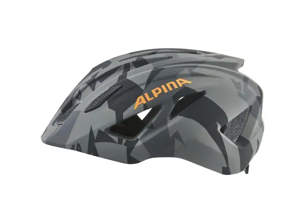 Alpina Pico Flash detská prilba Black/Camo Orange Gloss