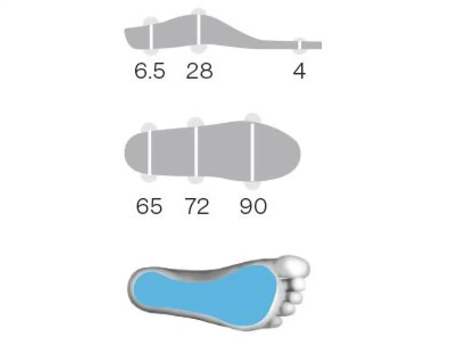 Sidas 3Feet Eco Warm Low vložky do topánok