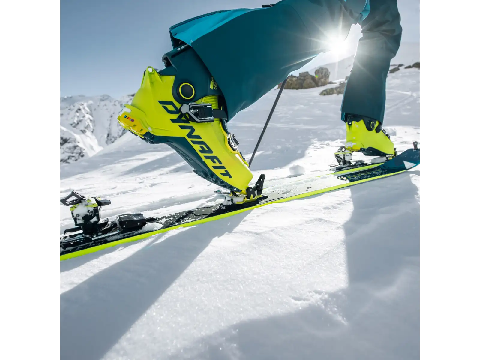 Dynafit Radical Pro pánske skialpové topánky Petrol/Lime Punch