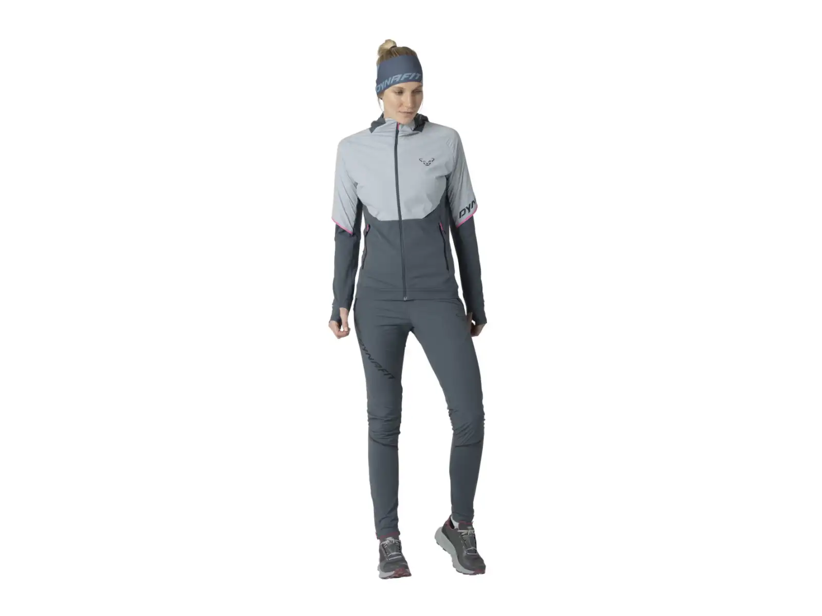 Dynafit Alpine Hybrid dámska bežecká bunda Cloud Blue