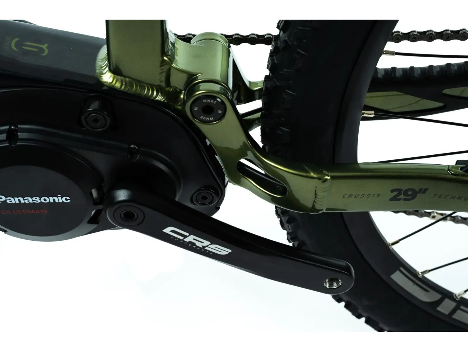 Crussis PAN Full 9.9-M celoodpružený elektrobicykel
