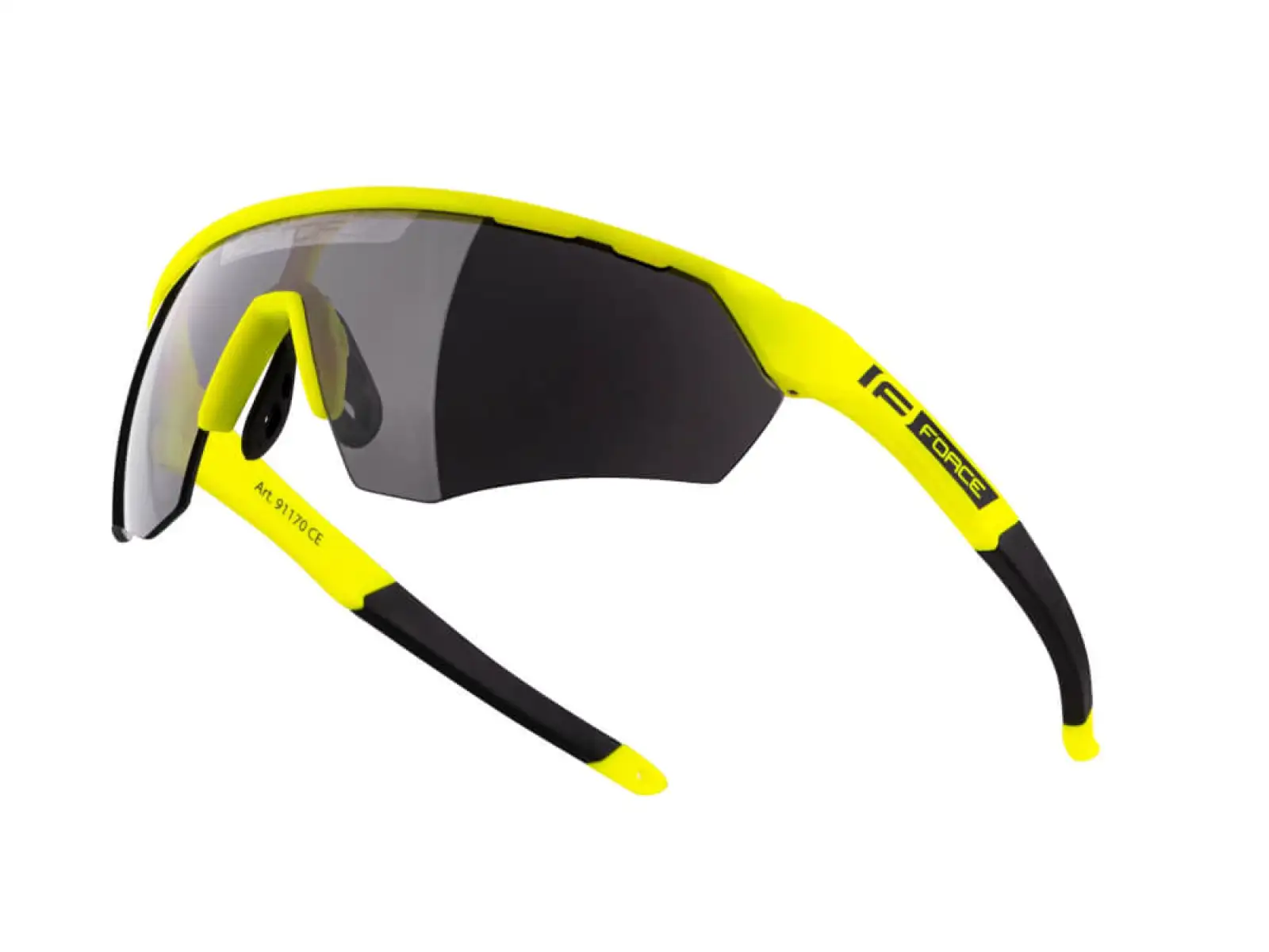 Force Enigma cyklistické okuliare fluo/čierne sklá