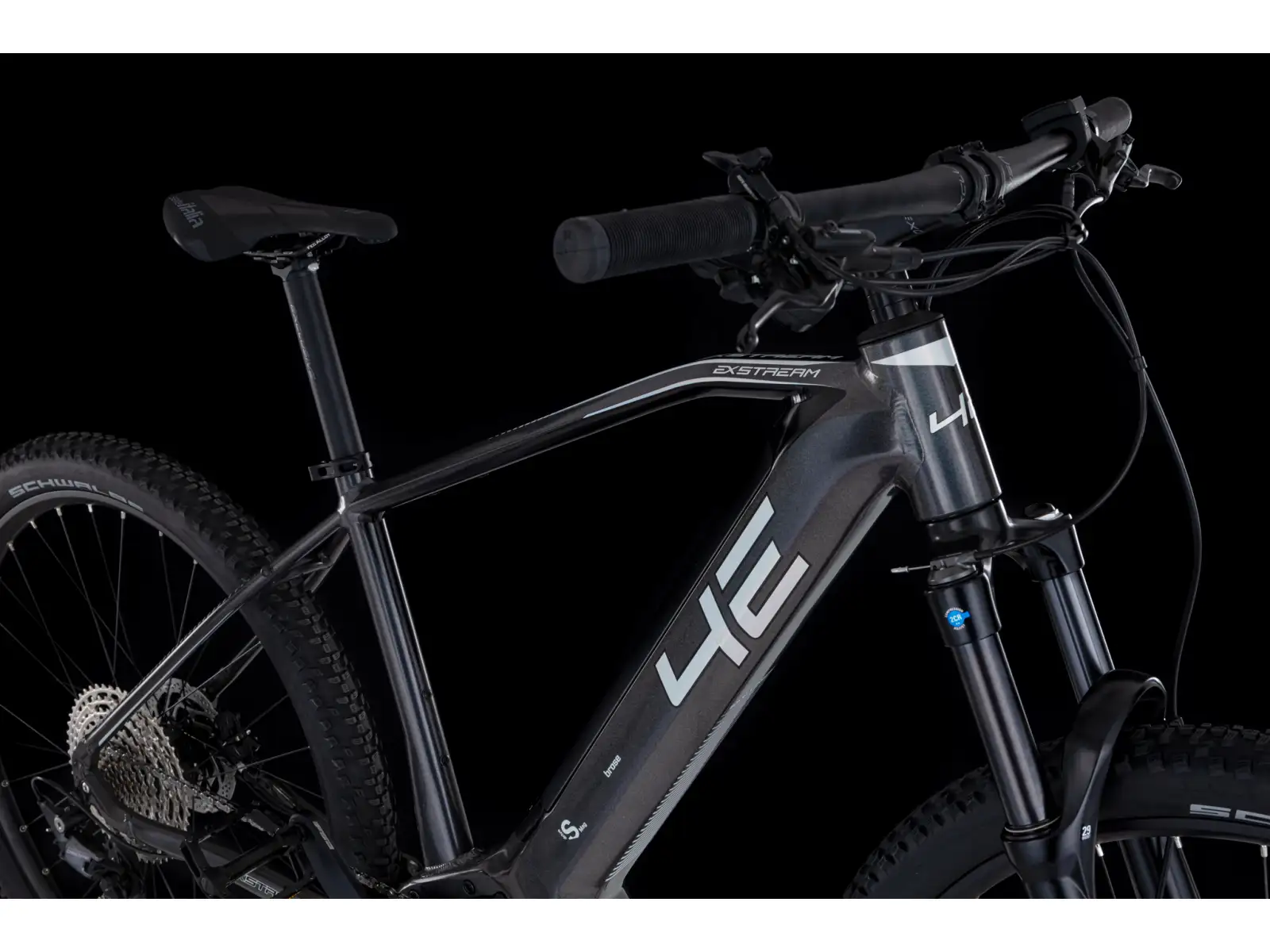 4Ever Exstream Team 820 horský elektrobicykel Grey diamond/silver