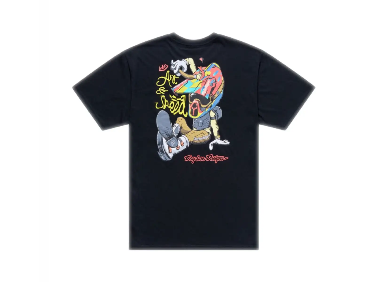 Troy Lee Designs Heritage pánske tričko krátky rukáv Black
