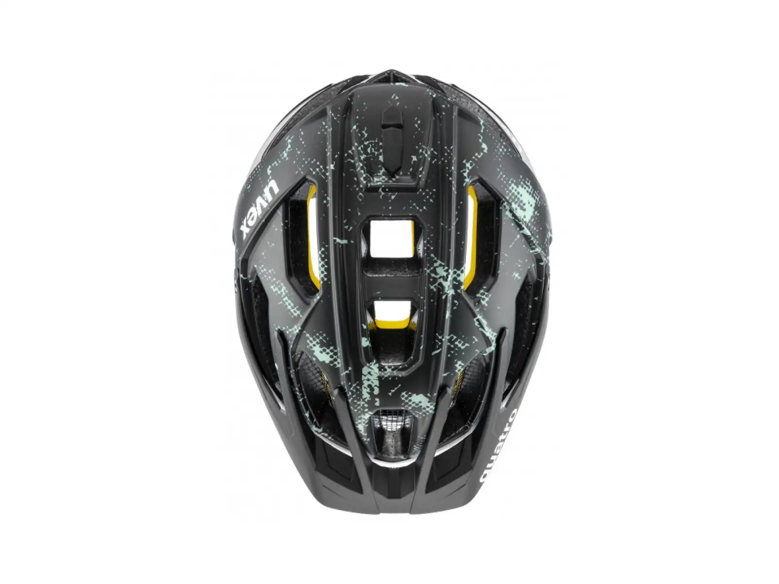 Uvex Quatro CC MIPS prilba Black/Jade Matt