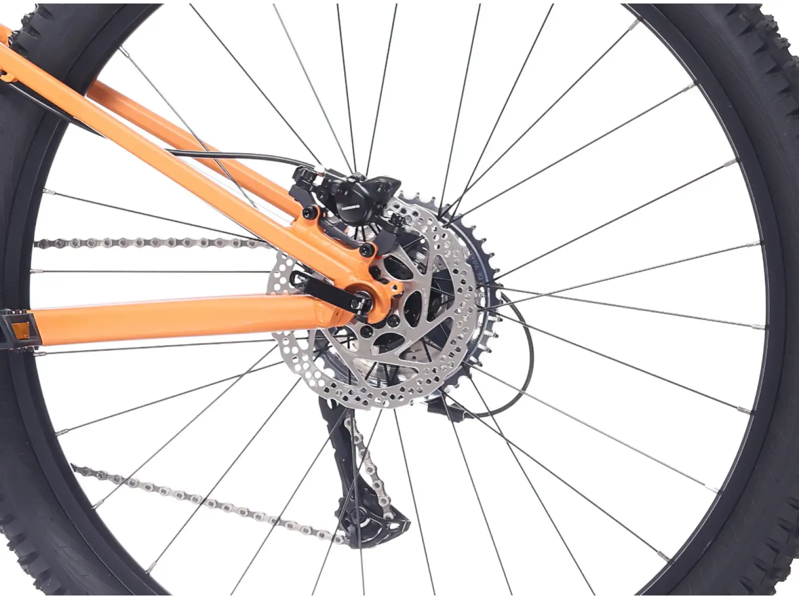 Rock Machine Blizz Jr. 27 detský bicykel Orange