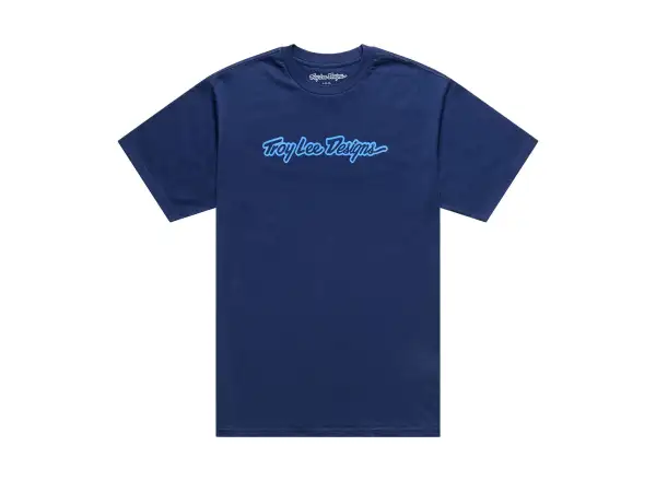Troy Lee Designs pánske tričko Navy/Aero Blue