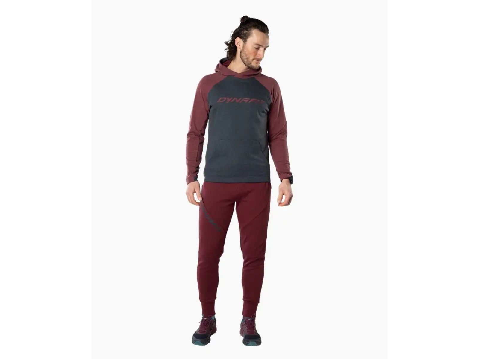 Dynafit 24/7 Polartec Hoody pánska mikina Burgundy