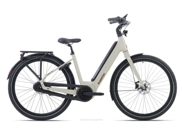 Superior eWAY 5.9 mestský elektrobicykel Gloss Dust Grey