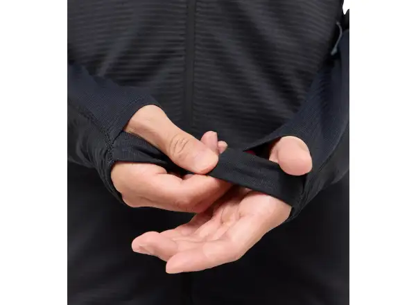 Haglöfs L.I.M Mid Multi Hood pánska mikina True Black