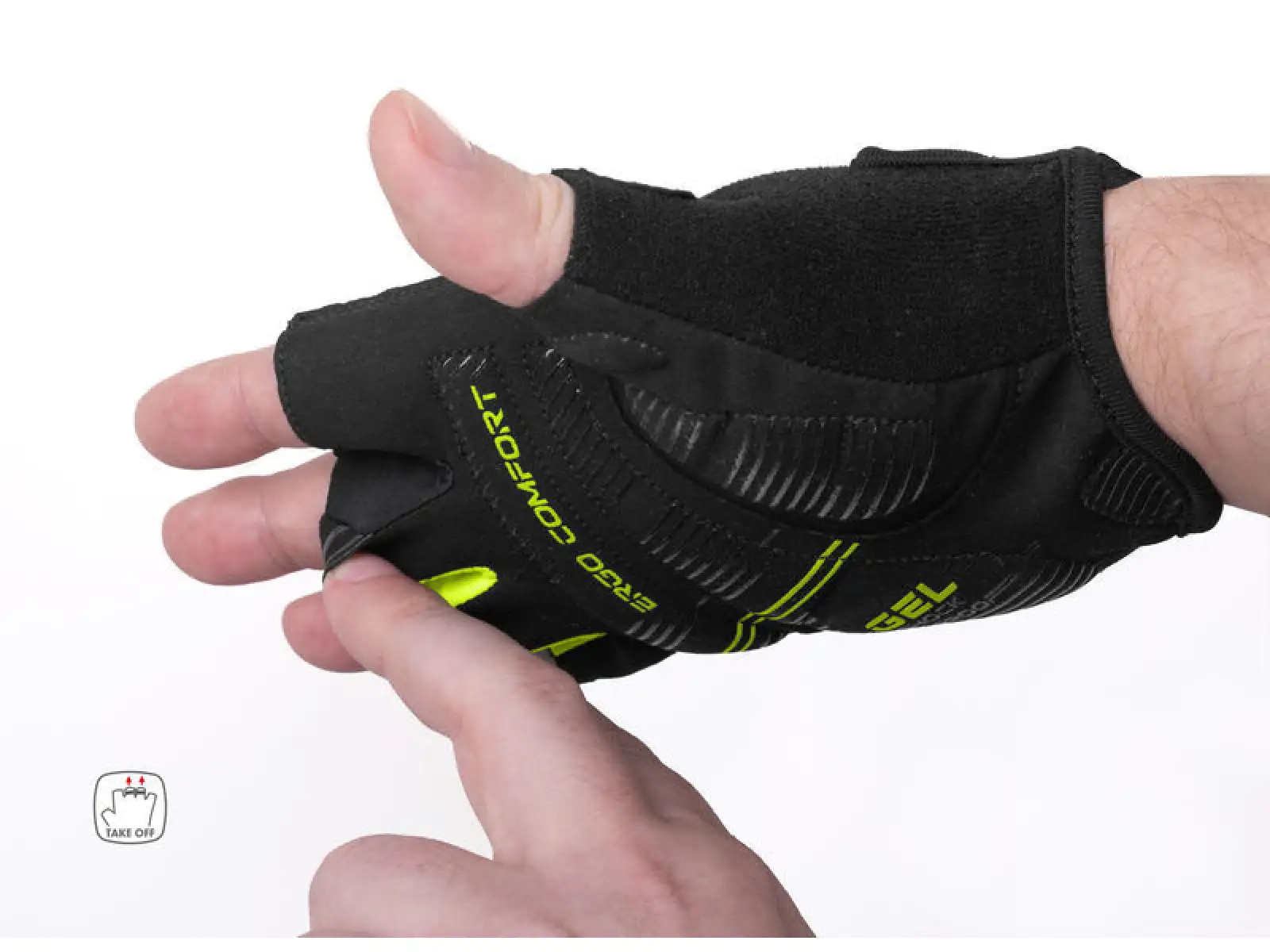 Etape Speed 2.0 rukavice čierna/žltá fluo