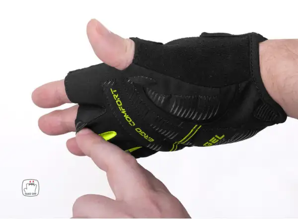 Etape Speed 2.0 rukavice čierna/žltá fluo