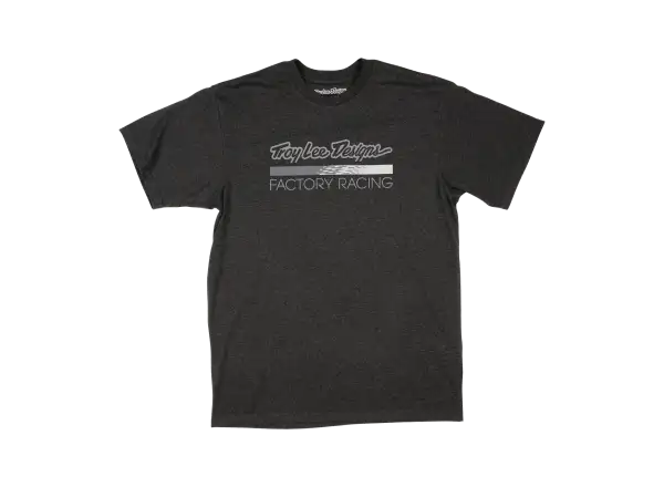 Troy Lee Designs Factory Racing pánske tričko krátky rukáv Black heather/Gray