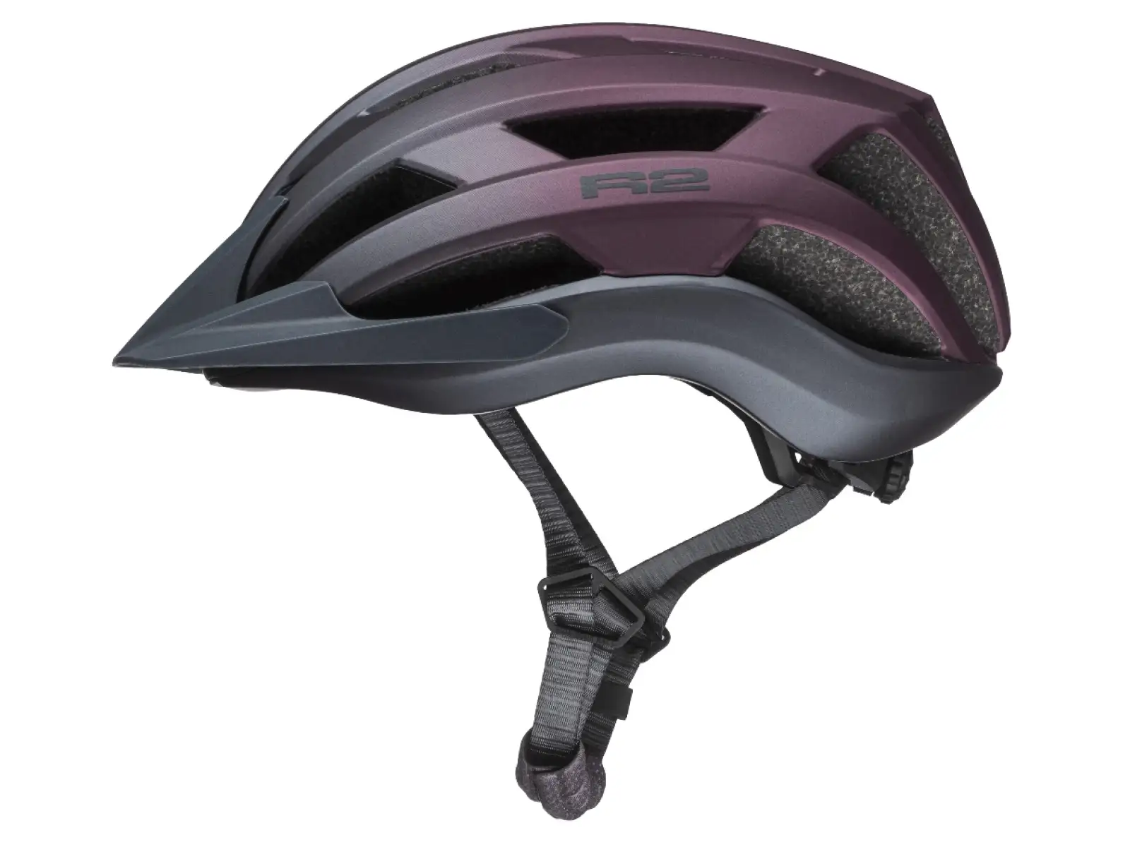 R2 Explorer cyklistická prilba modrá/fialová