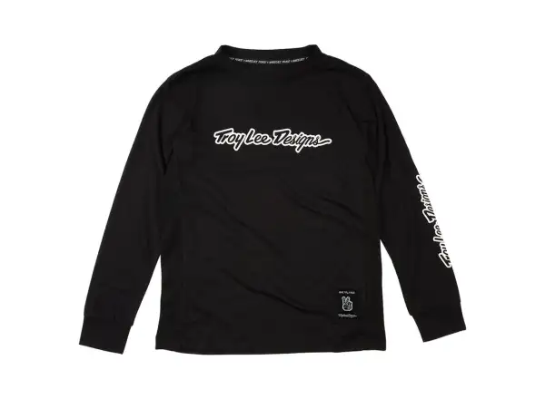 Troy Lee Designs Skyline Ride Tee detský dres dlhý rukáv Signature Black
