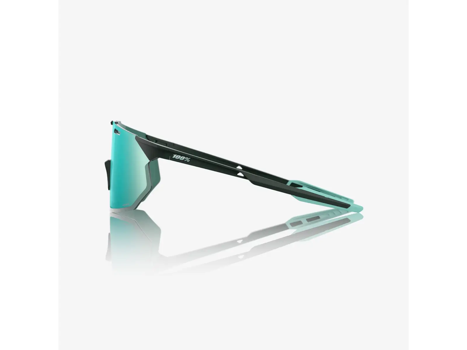 100% Hypercraft SQ športové okuliare Matte Juniper/HiPER Mint Mirror Lens