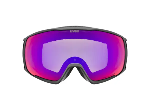 Uvex Vitorious Small CV lyžiarske okuliare black matt/ruby - green