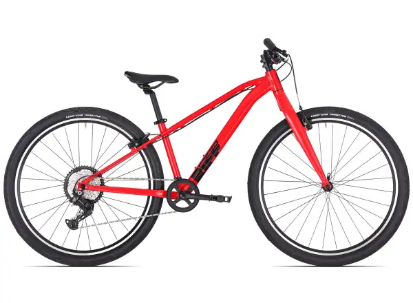 Rock Machine RIFF JR 27 detský bicykel Gloss Fire Red