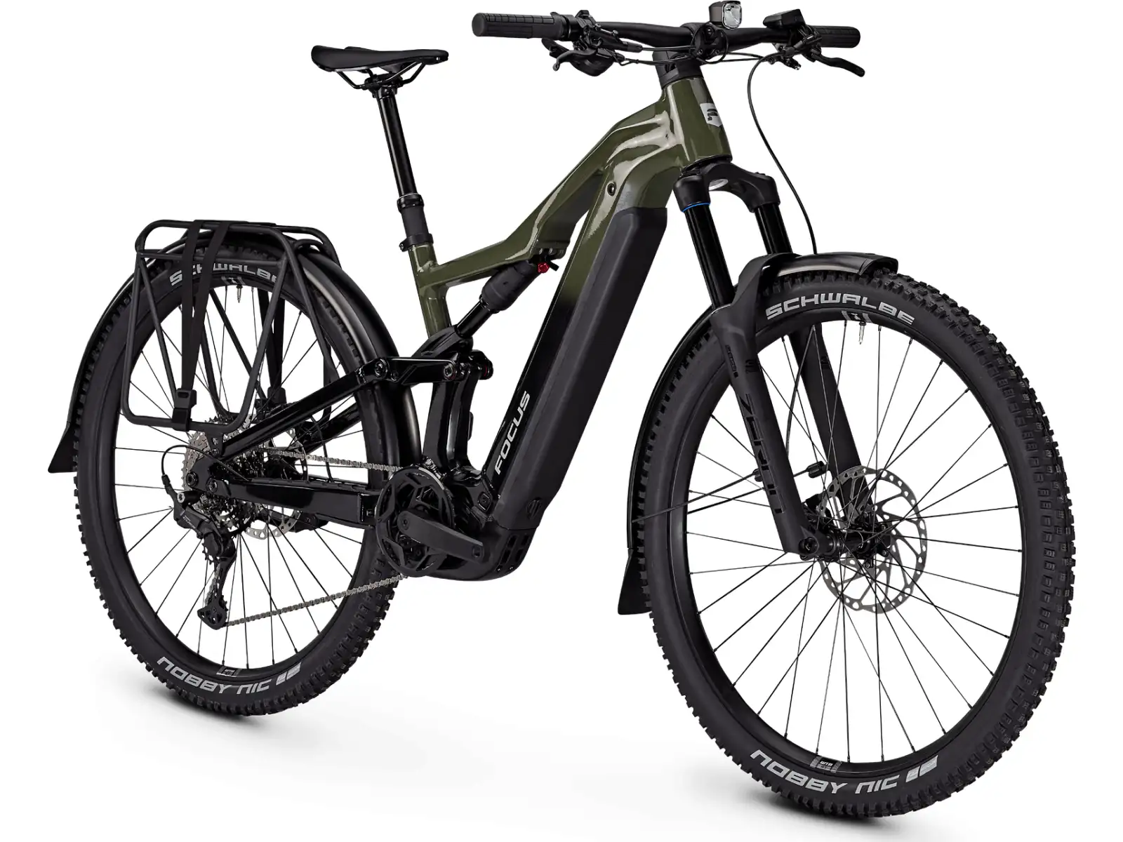 Focus Thron2 6.7 EQP horský elektrobicykel (800 Wh Urbangreen/Magicblack)