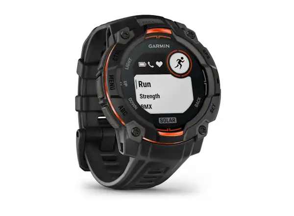 Garmin Instinct 3 Solar 45 mm smart hodinky čierna/čierny remienok