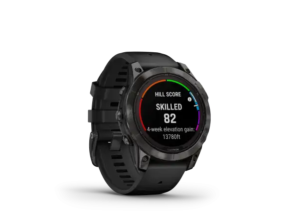 Inteligentné hodinky Garmin fenix 7 Pro Sapphire Solar Edition Carbon Grey DLC Titanium/Black