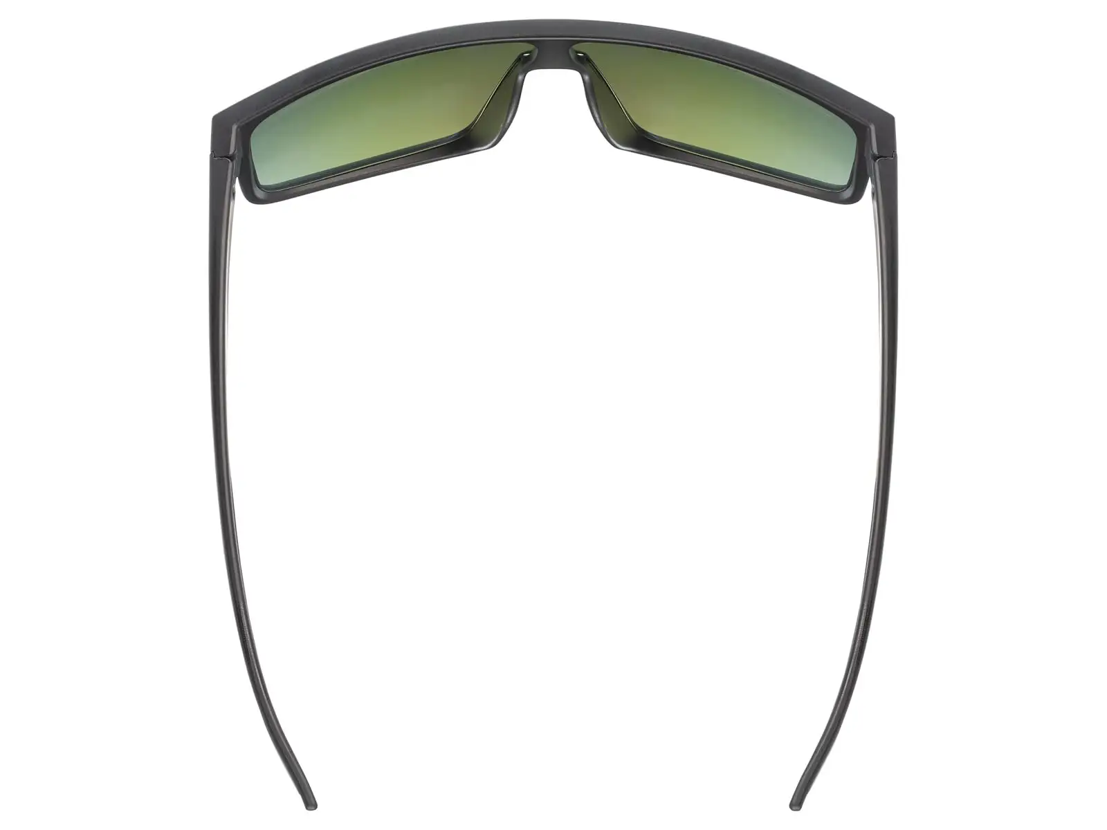 Uvex LGL 51 cyklistické okuliare Black Mat/Mirror Green