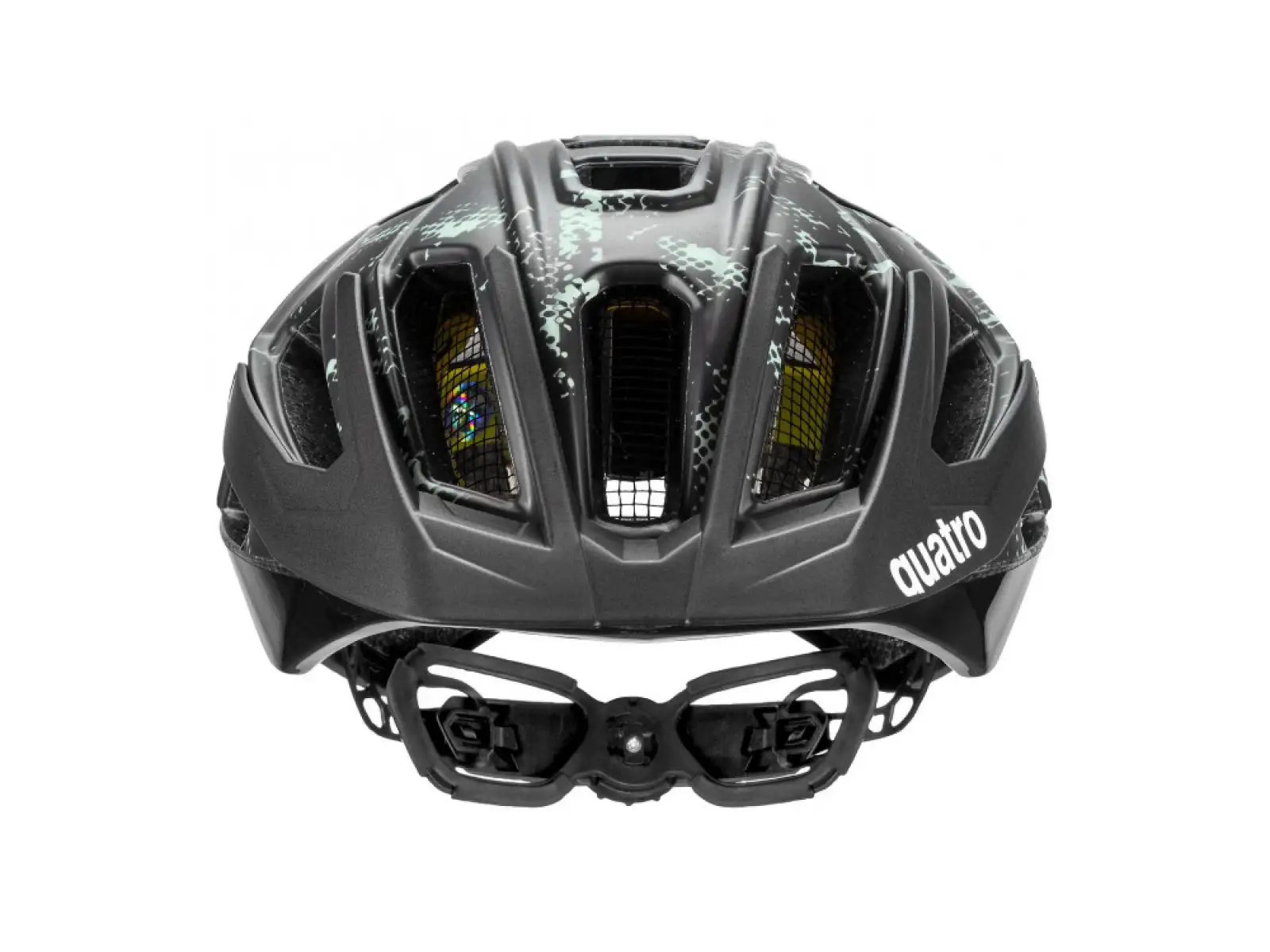 Uvex Quatro CC MIPS prilba Black/Jade Matt