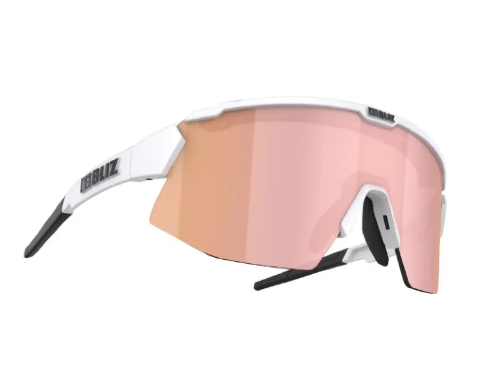 Bliz Breeze Small okuliare Matt White Brown/Rose Multi