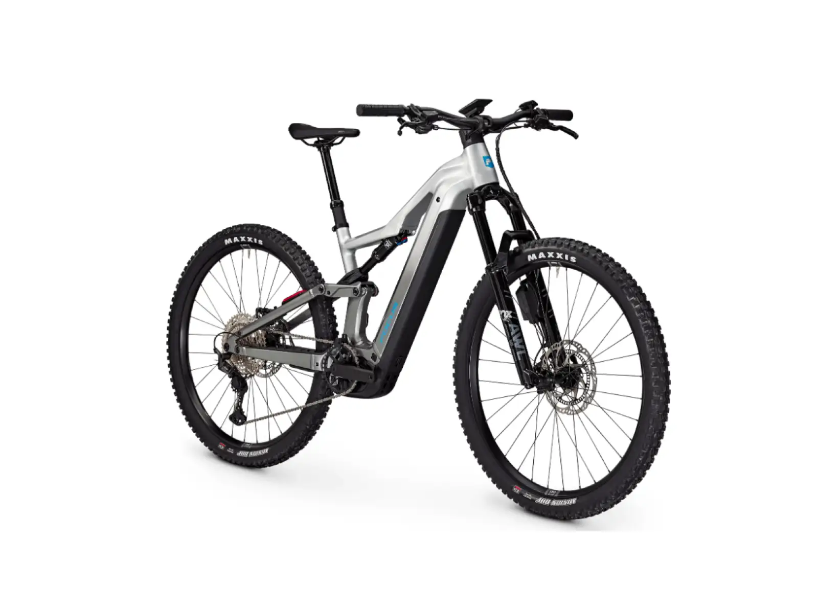 Focus Thron2 6.9 ABS celoodpružený elektrobicykel (600 Wh Nepalsilver/Steelgrey)