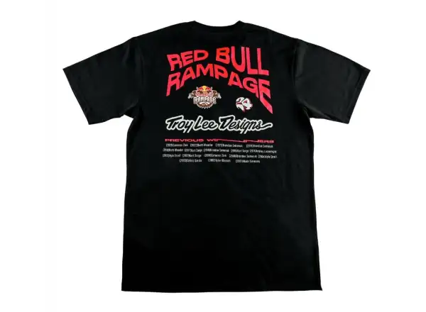 Troy Lee Designs x Red Bull Rampage Mind Melt pánské triko krátký rukáv Black