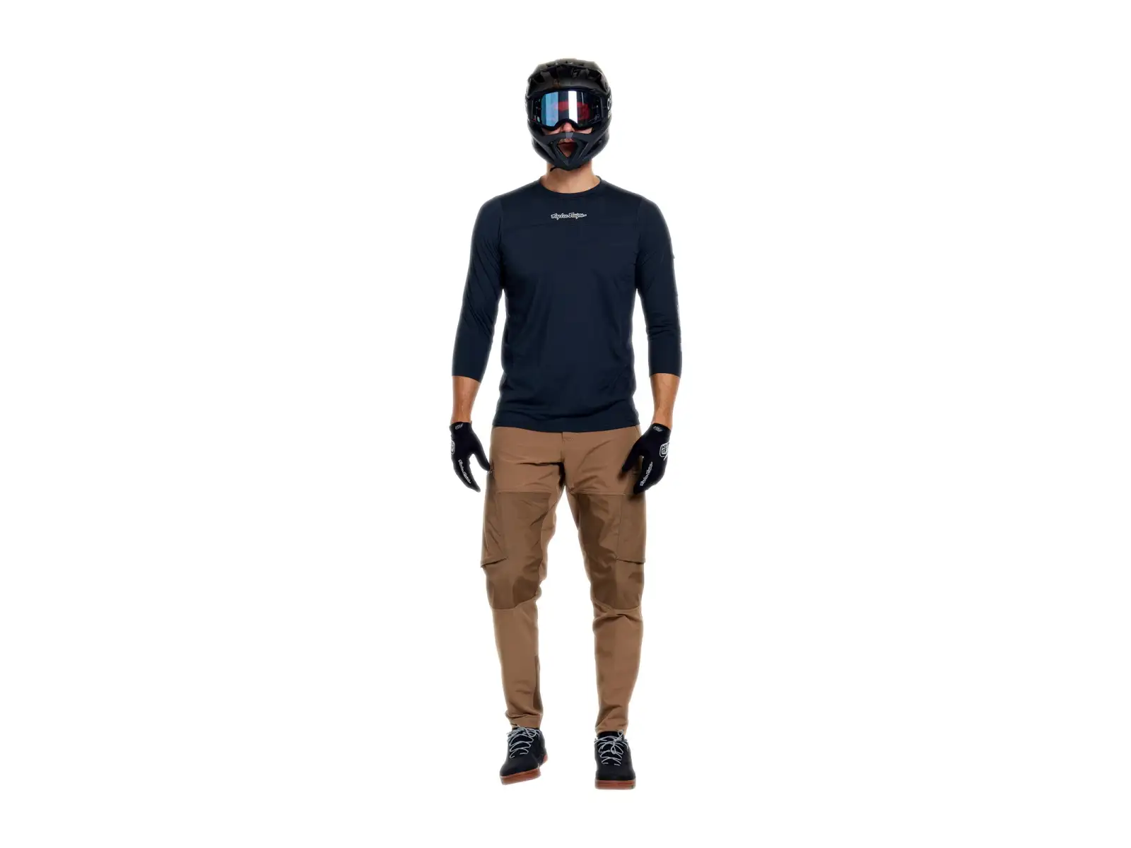 Troy Lee Designs Ruckus Ride pánsky dres 3/4 rukáv Mono Carbon