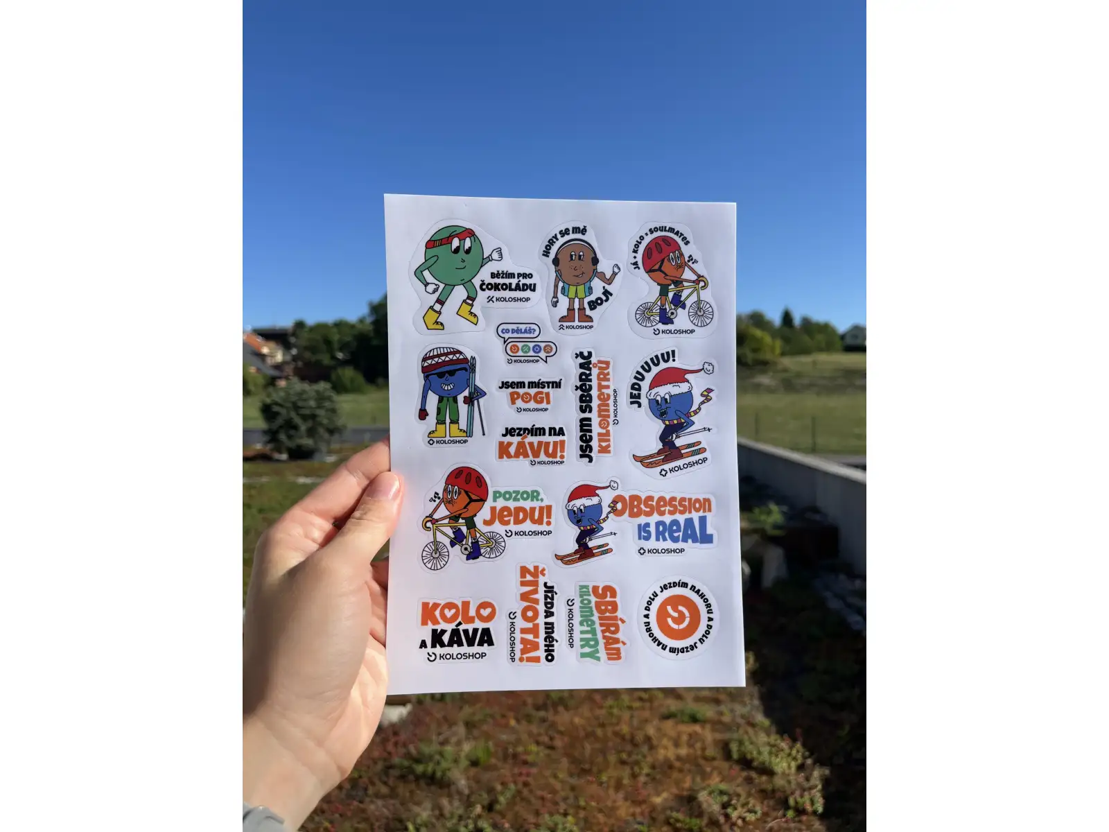 Koloshop sada nálepiek A5 2025