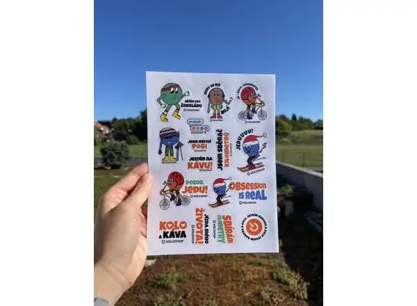 Koloshop sada nálepiek A5 2025