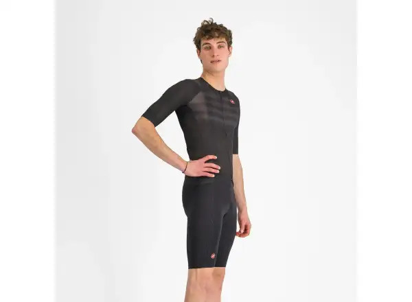 Castelli Free Aero Race pánske kraťasy s vložkou a trakmi Black