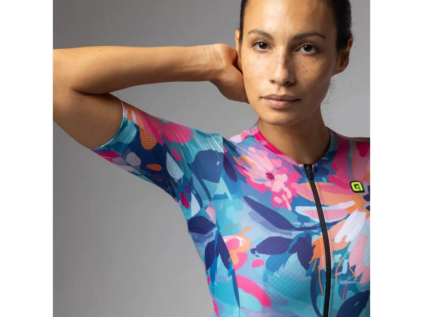 Alé PR-E Jardin dámsky dres krátky rukáv Multicolor