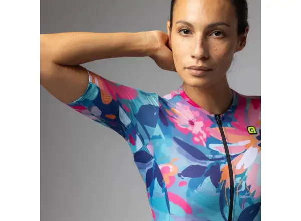 Alé PR-E Jardin dámsky dres krátky rukáv Multicolor