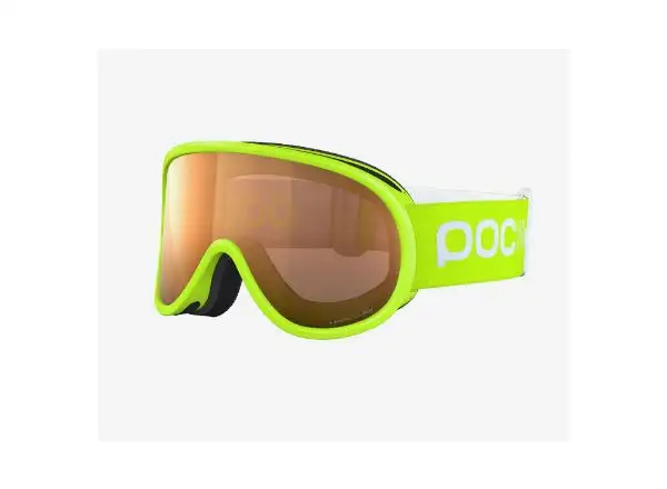 Detské zjazdové okuliare POC POCito Retina Fluorescent Yellow/Green vo veľkosti. Uni