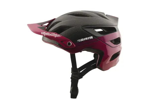Troy Lee Designs x SRAM A3 prilba Radioscape Black/Berry