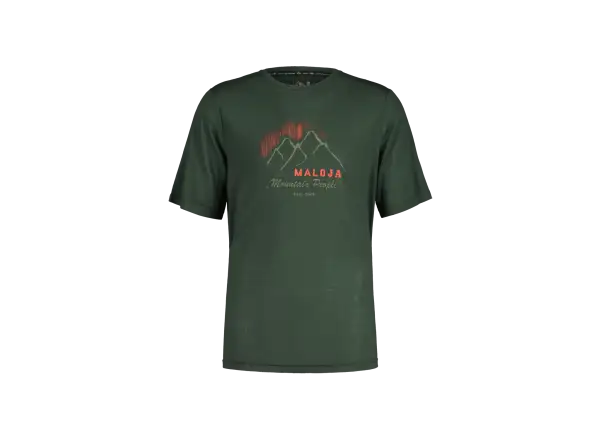 Maloja SichliM. pánske tričko s krátkym rukávom Deep forest