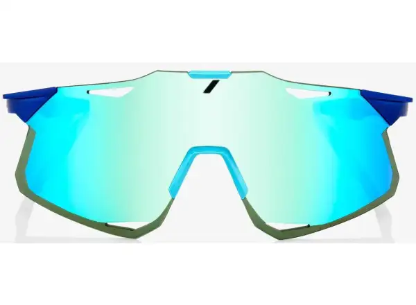 100% Hypercraft okuliare Matte Metallic Into the Fade/Blue Topaz Multilayer Mirror