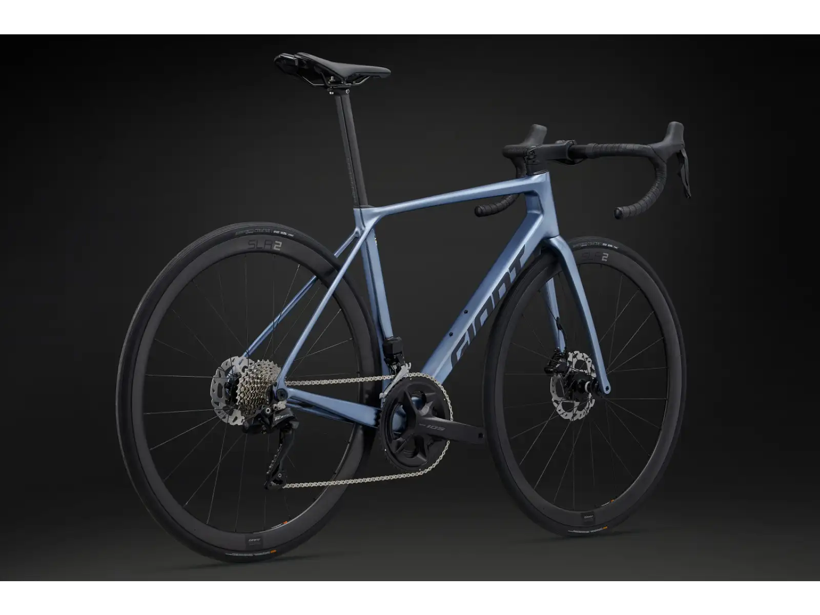 Giant TCR Advanced 0 PC cestný bicykel Frost Silver