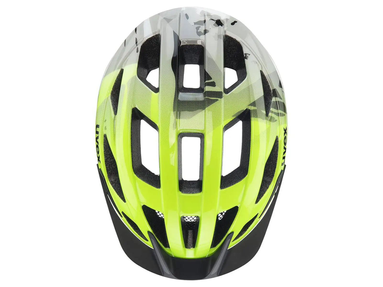 Uvex Air Wing 2 detská prilba Neon Yellow-Black
