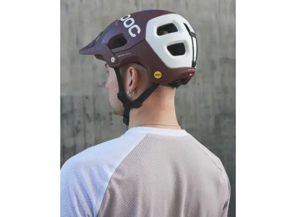 POC Tectal Race MIPS prilba Garnet Red/Hydrogen White Matt