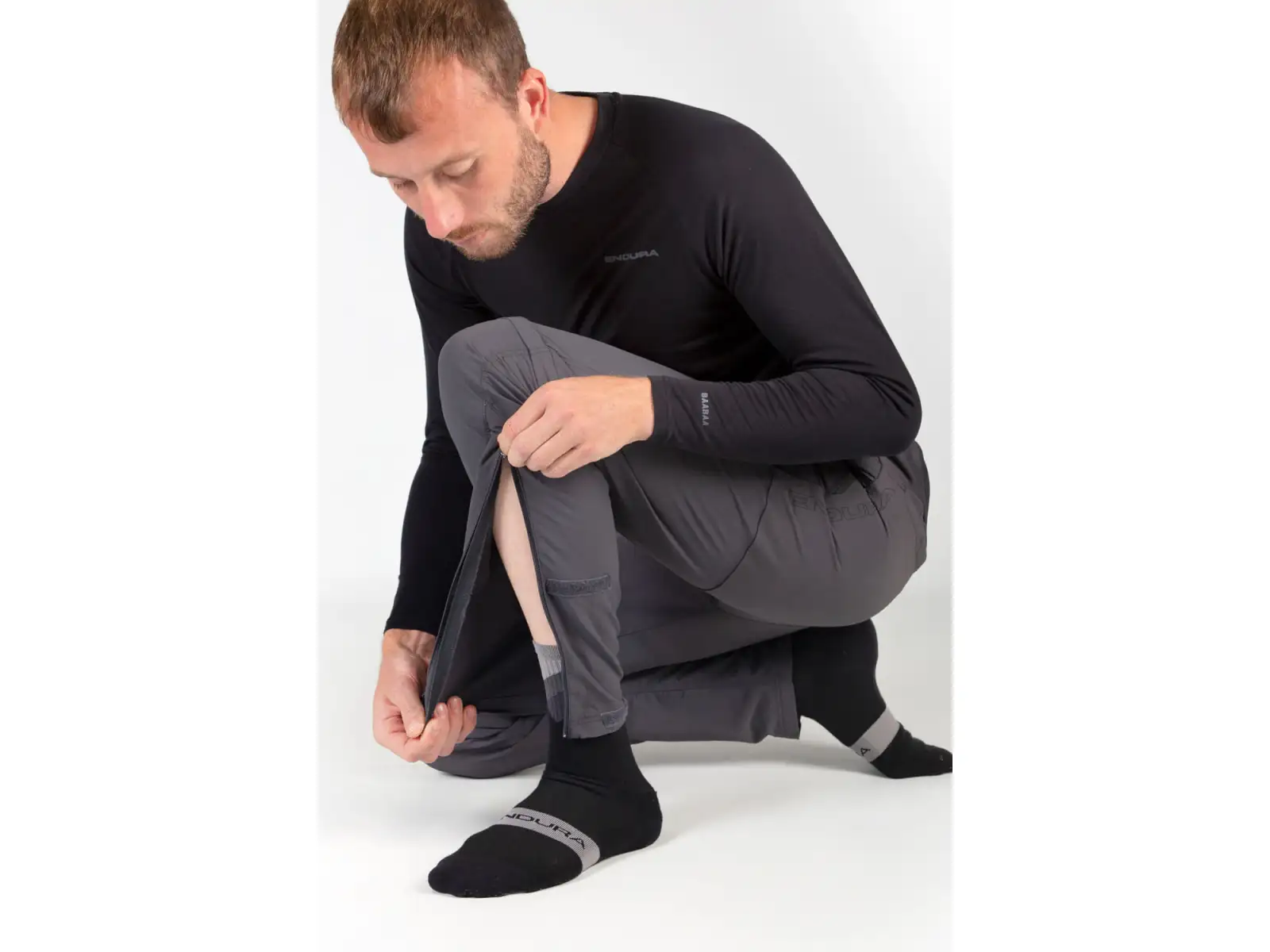 Endura Hummvee Zip-off pánske nohavice čierna
