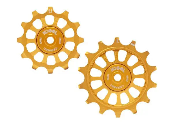 Kogel cestné kladky pre Shimano Dura Ace / Ultegra / 105 12/14 z. Gold