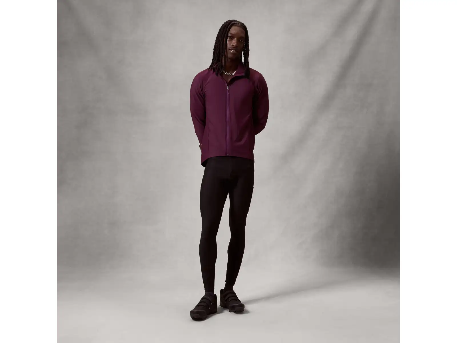 Endura Loop Ride pánsky dres dlhý rukáv Black Cherry