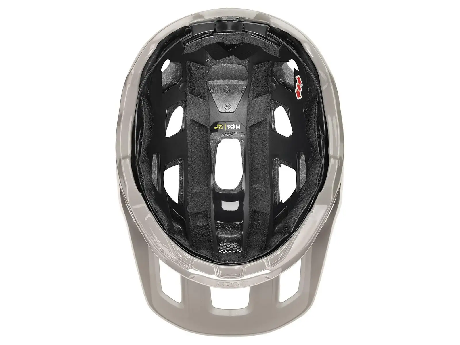 Uvex React MIPS MTB prilba Warm Grey Matt